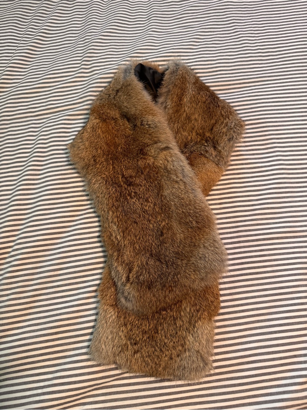 BCBGMAXAXRIA Genuine Fur Stole
